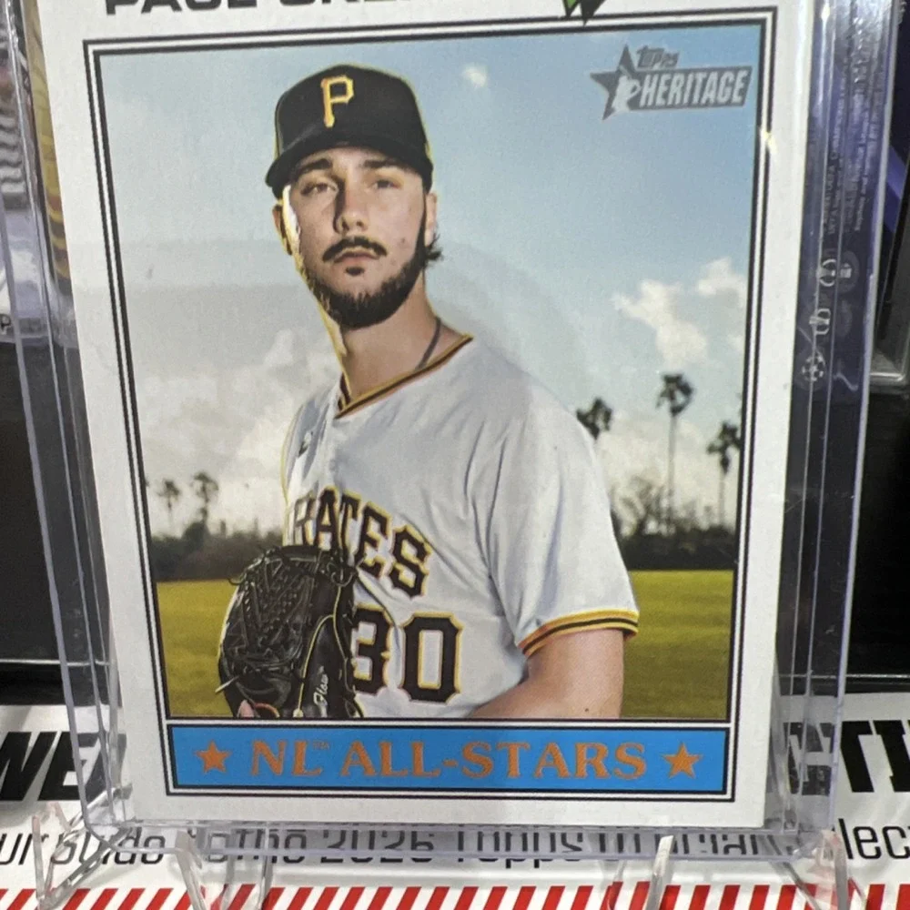 Topps 2025 Heritage 1976 Player Icons Paul Skenes #76PI-17 Pirates Baseball Card
